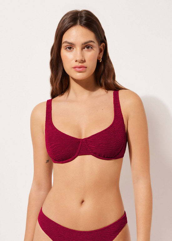 Swimsuit Top Crinkle Waves